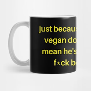 Vegan fuck boy gold Mug